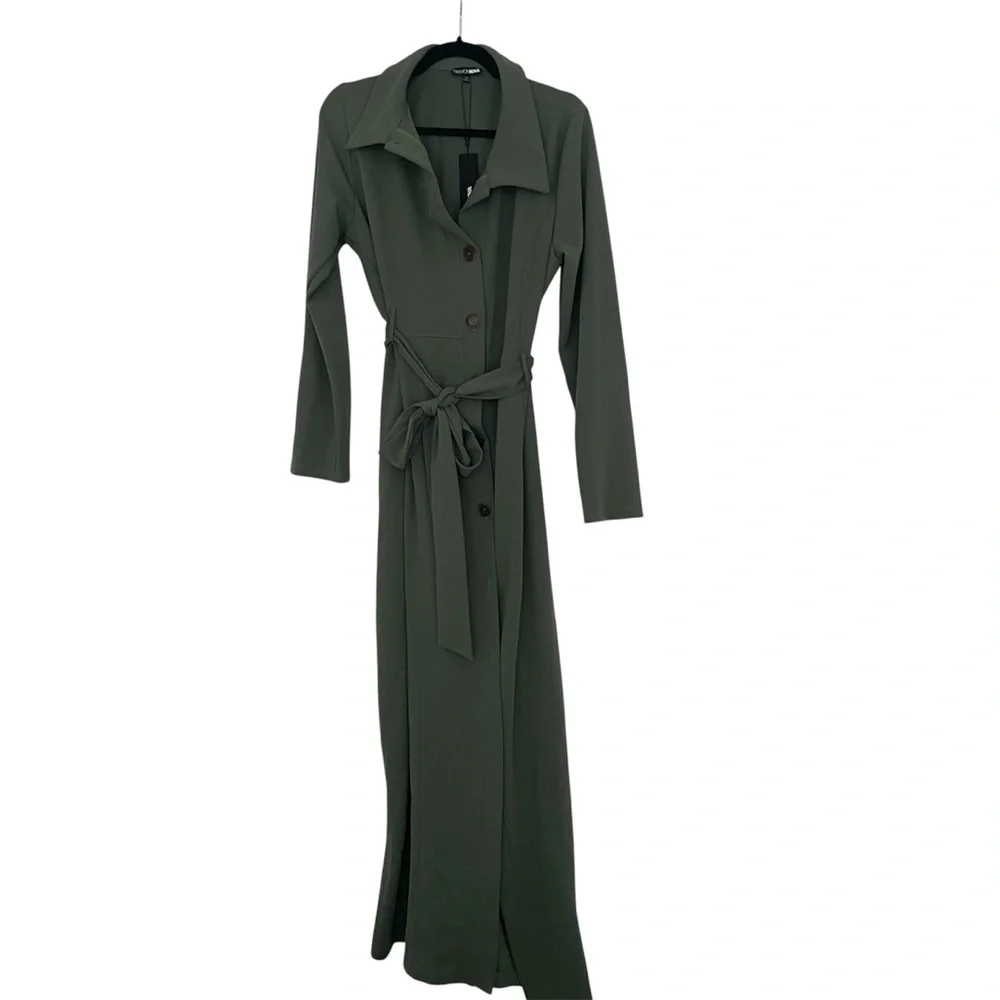 Fashion Nova Alyana Maxi Dress Green XL - Picture 3 of 7
